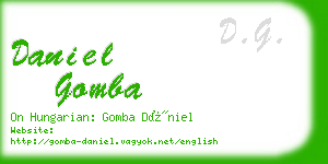 daniel gomba business card